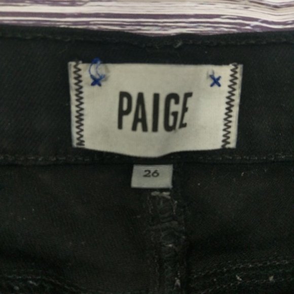 Paige verdugo ultra skinny black jeans size 26 - Picture 7 of 7